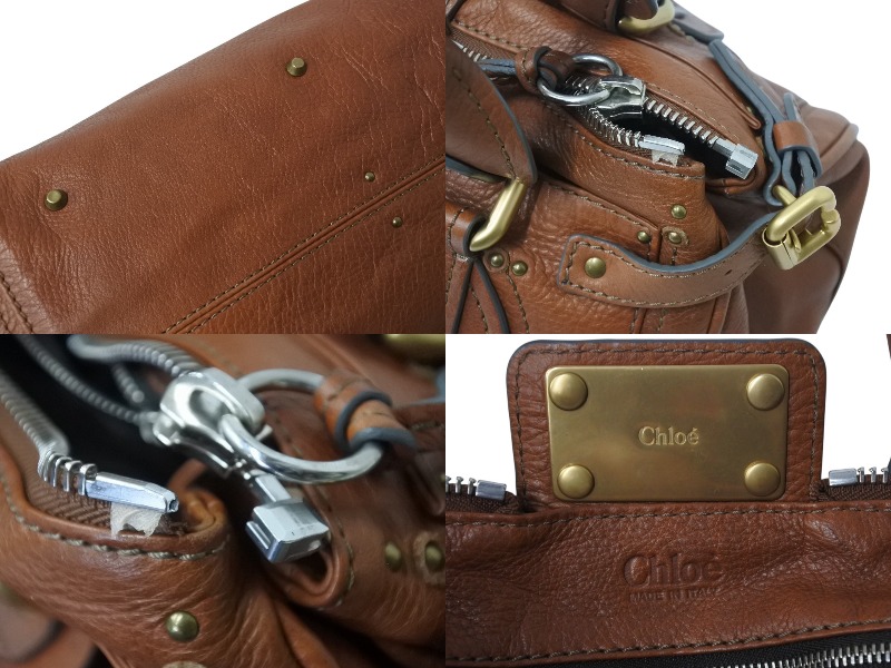 楽天市場】Chloe クロエ パディントン ワンショルダーバッグ ブラウン