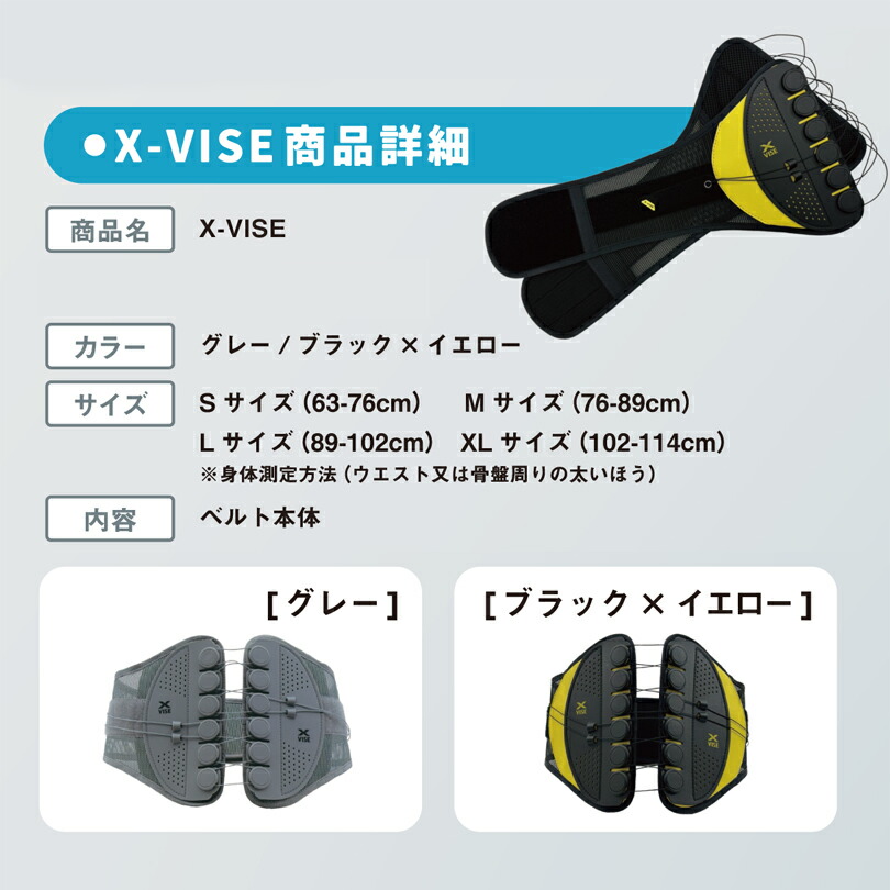 楽天市場】腰用サポーター リンクス クロスバイス X-VISE コルセット