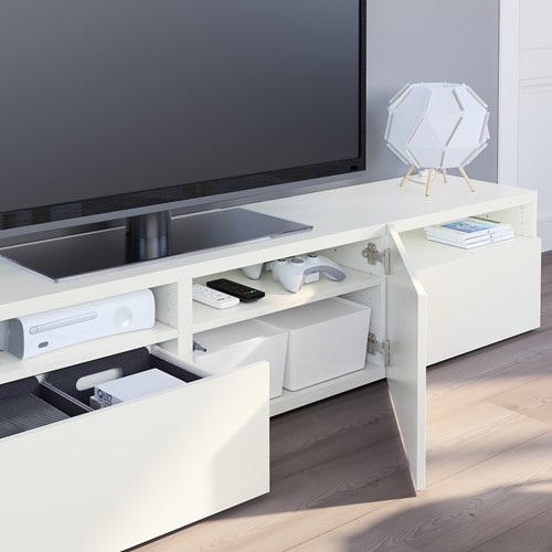 楽天市場】[IKEA/イケア/通販]BESTA ベストー テレビ台, ホワイト