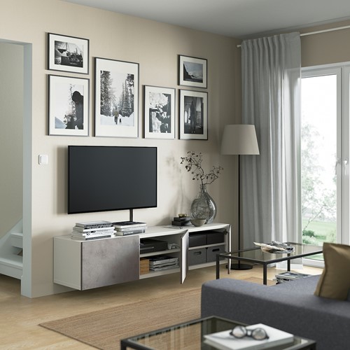 楽天市場】[IKEA/イケア/通販]BESTA ベストー テレビ台 扉付き