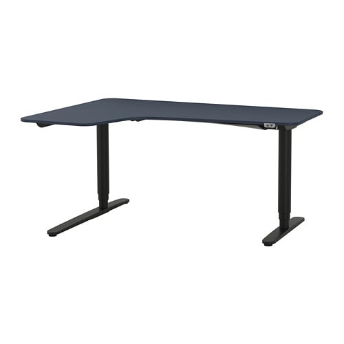 楽天市場】[IKEA/イケア/通販]BEKANT ベカント コーナーデスク 左 電動