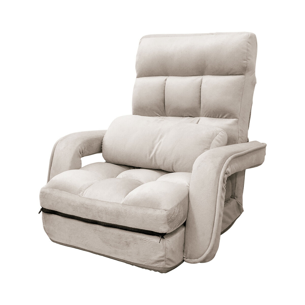 楽天市場】座椅子 腰痛 肘掛け リクライニング ハイバック 厚さ24cm