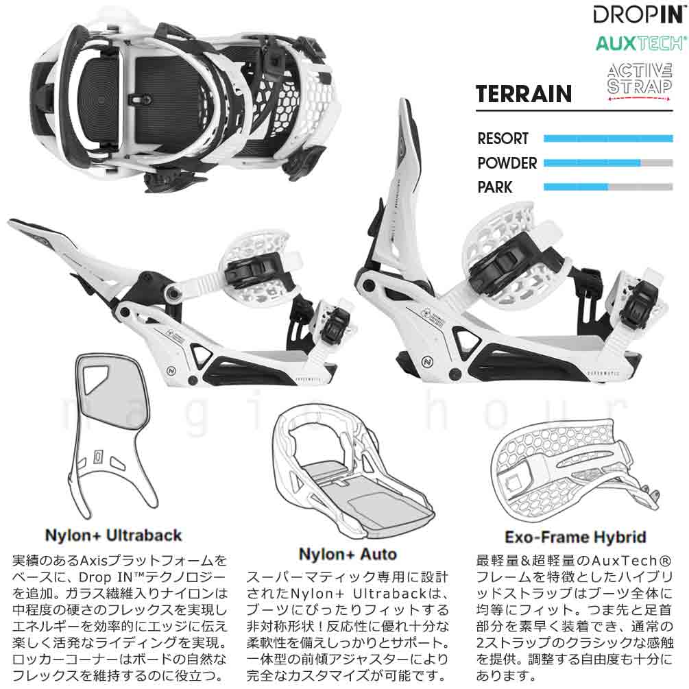 楽天市場】スノーボード ビンディング ナイデッカー スーパーマチック