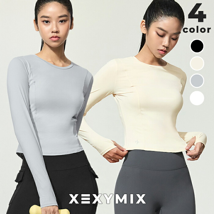 楽天市場】ゼクシィミックス xexymix 長袖 レディース 接触冷感 指穴