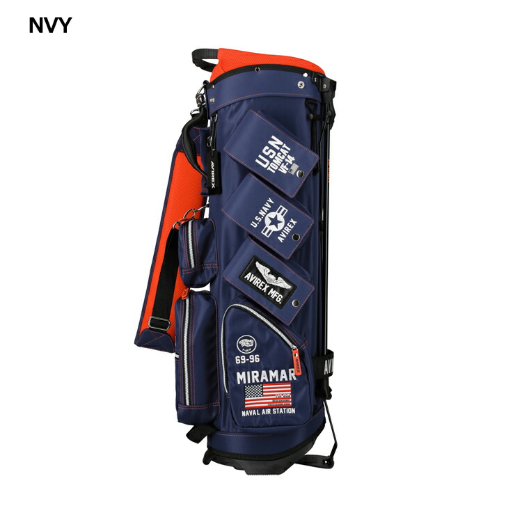 楽天市場】AVIREX GOLF アヴィレックスゴルフ 9型 スタンド式 キャディ