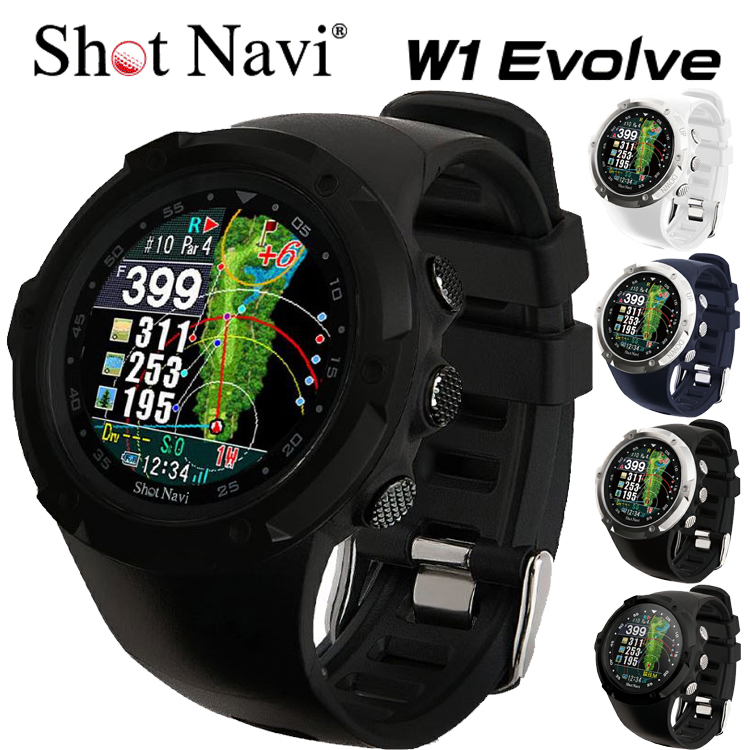 楽天市場】ショットナビ ゴルフ W1 Evolve ショットナビ エボルブ