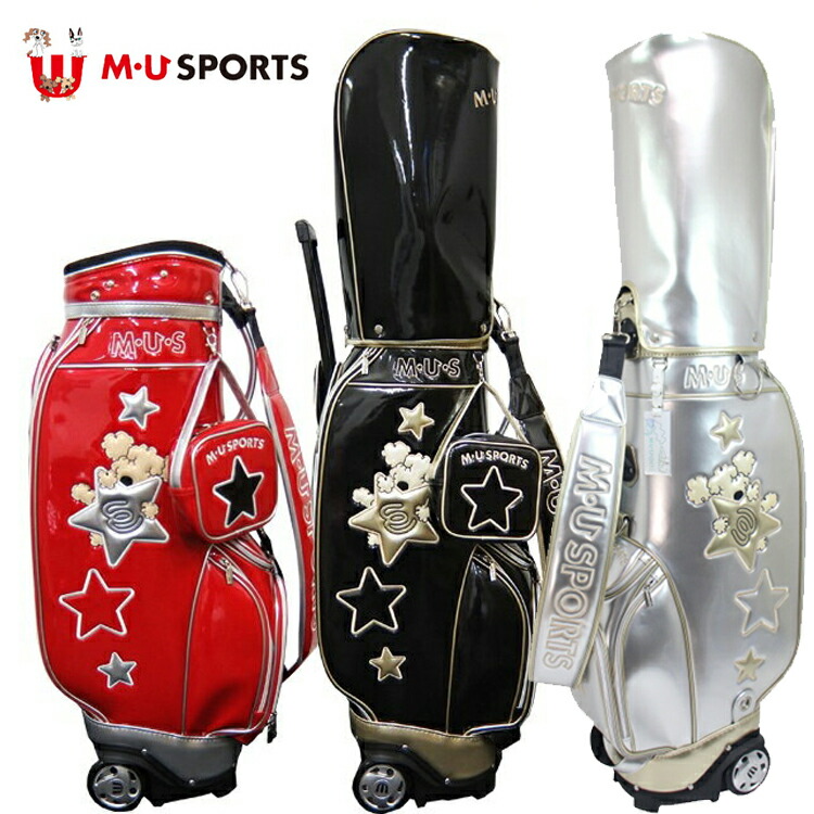 楽天市場】MU SPORTS MU スポーツ キャディバッグ ゴルフバッグ 8.5型
