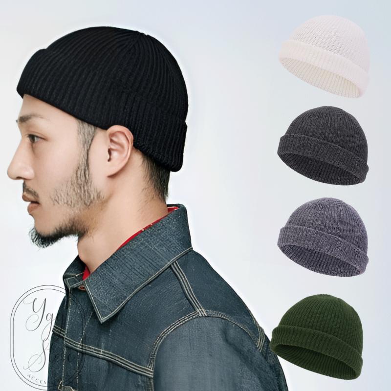 楽天市場】【新色入荷】ニット帽 ショートワッチ ロールキャップ