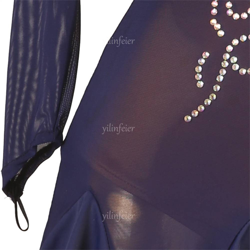 楽天市場】ラテンダンス ドレス Vネック メッシュ ラインストーン飾り