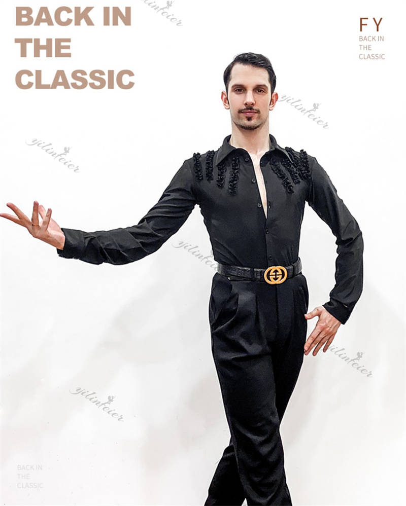 楽天市場】メンズ 社交ダンス トップス ラテンダンス 上着 ダンス