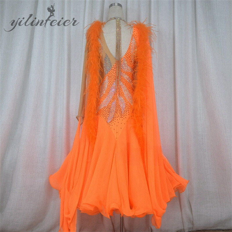 楽天市場】【受注生産】豪華社交ダンスドレス ダンス衣装 ステージ衣装