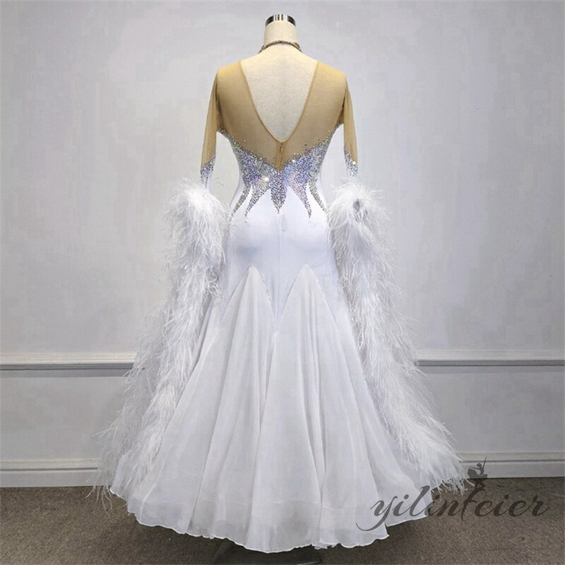 楽天市場】【受注生産】豪華社交ダンス ドレス ダンスドレス