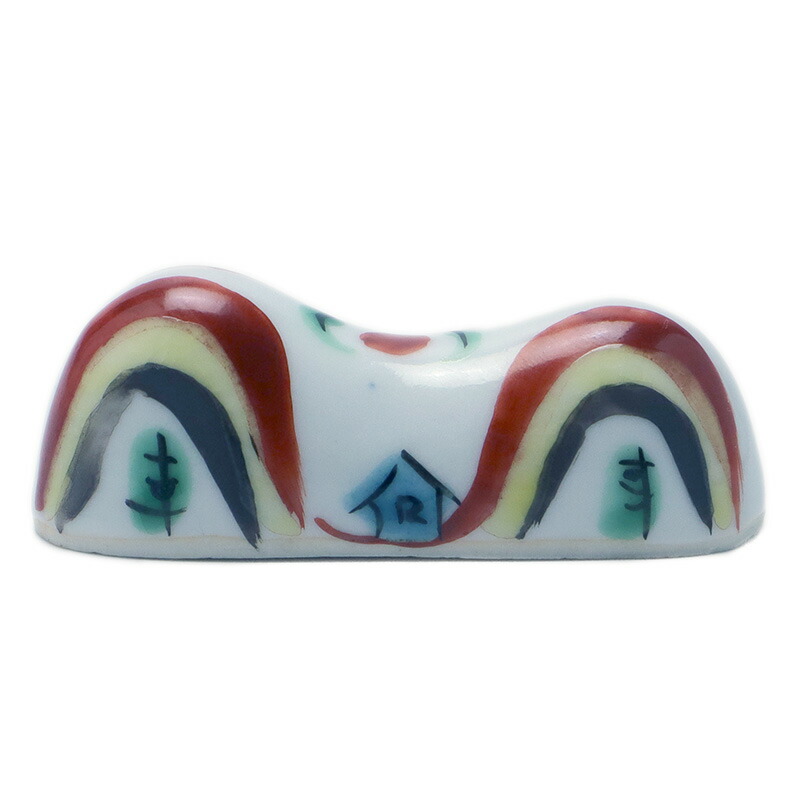 楽天市場】九谷焼：色絵山箸置・須田菁華《箸置き》 : 和食器の愉しみ