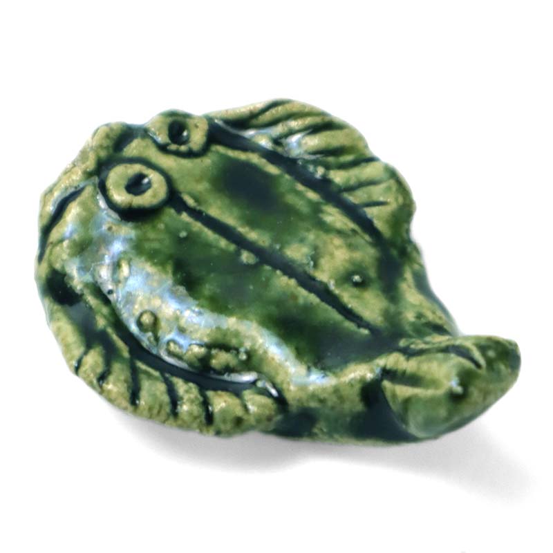 shuiyemikioです。魚 織部焼 箸置 shuiyemikioです。魚 織部焼 箸置