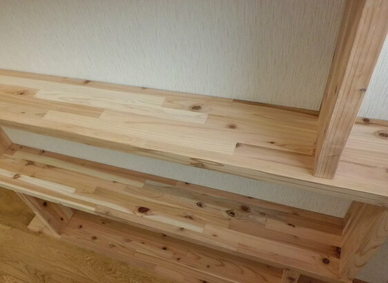 楽天市場】【 杉 集成 シダーシェルフ 国産杉 上小無節 】長さ1800×幅