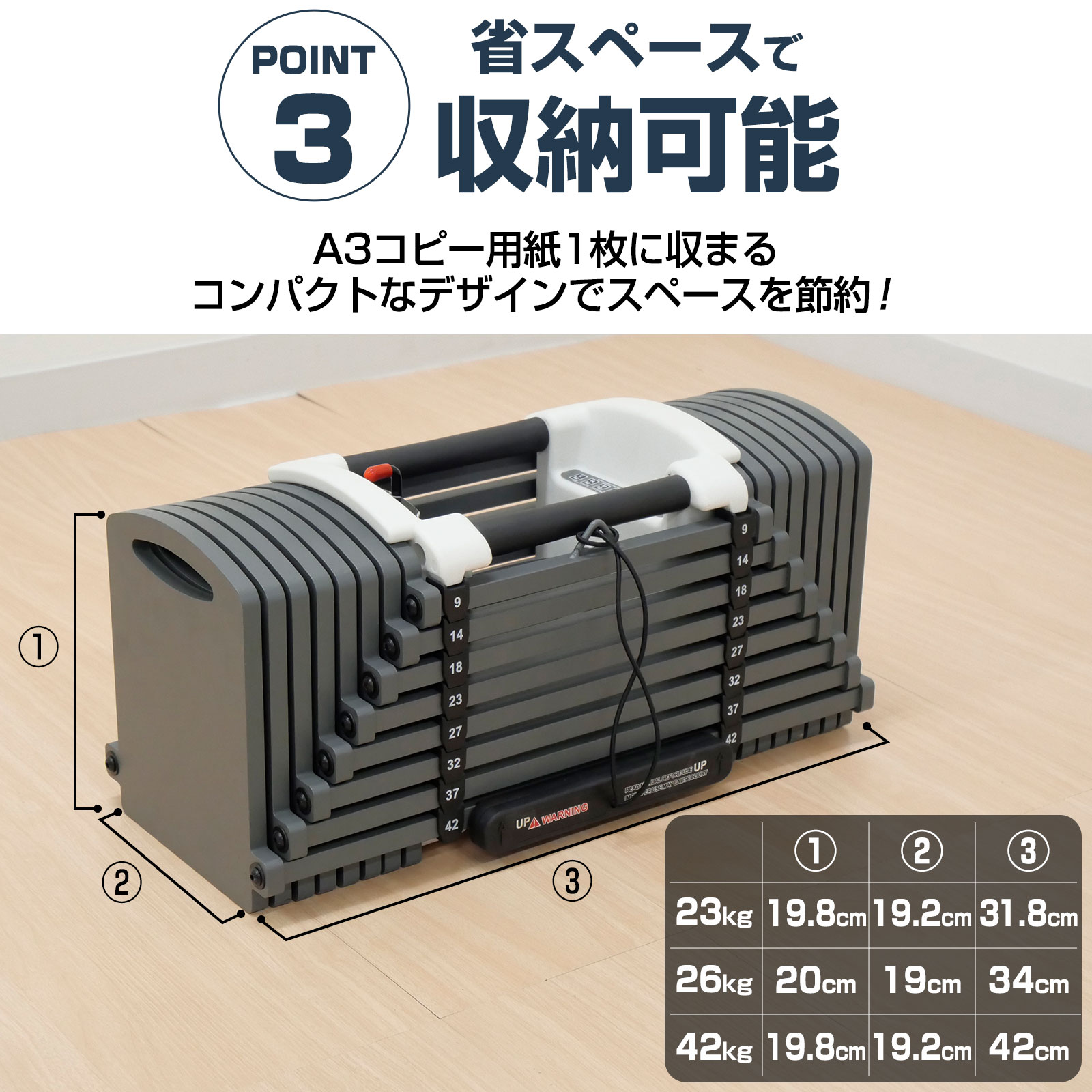 楽天市場】【23日1：59迄使える10％OFFcp！】可変式ダンベル ブロック