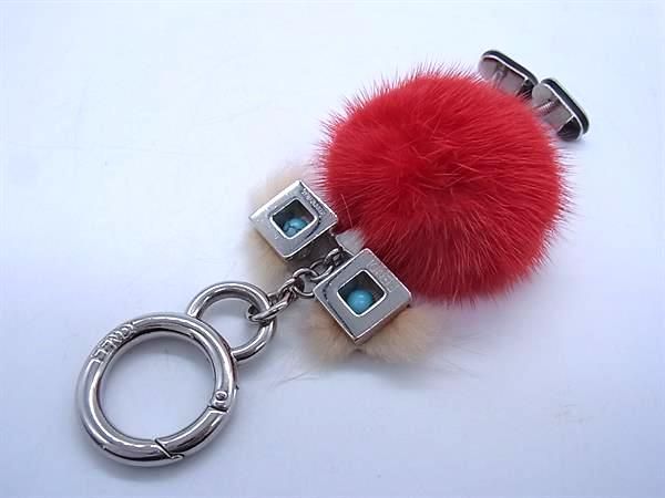楽天市場】□極美品□ FENDI フェンディ ファー キーリング