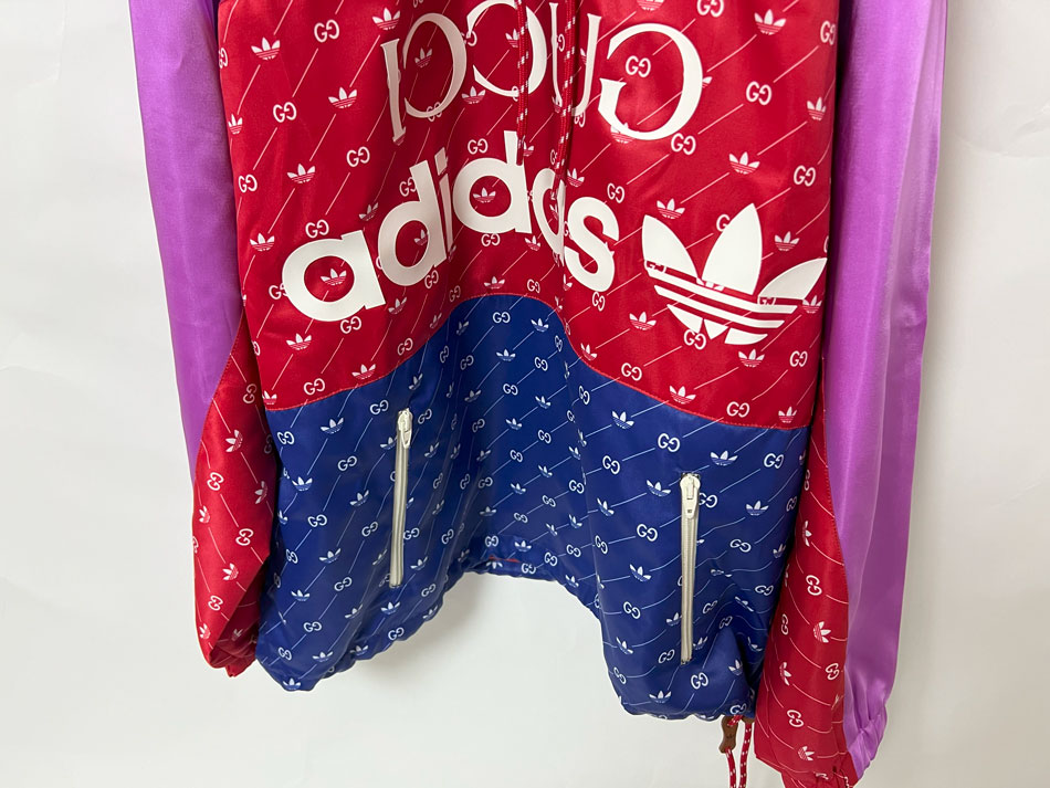 楽天市場】GUCCI adidas グッチ アディダス Nylon Acetate Jacket