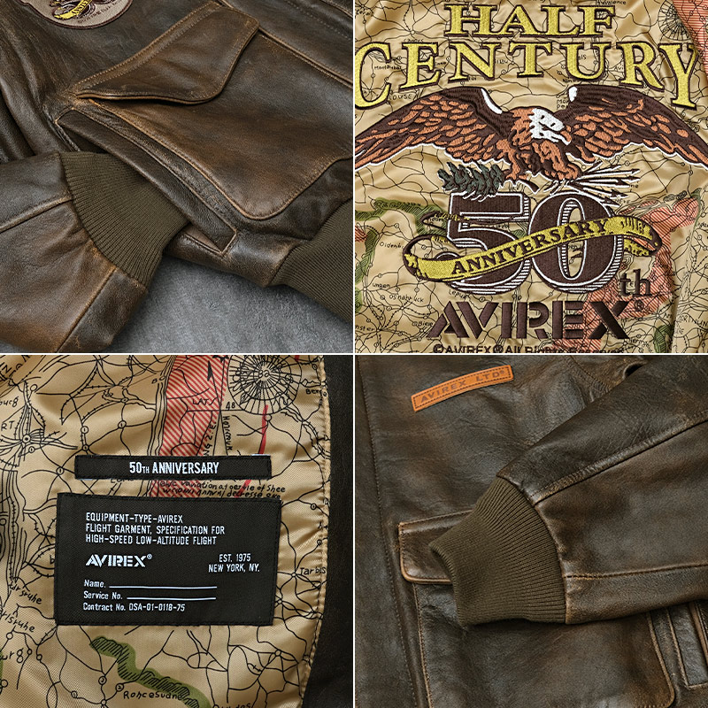 楽天市場】AVIREX アビレックス #7835950007 50th Anniversary A-2