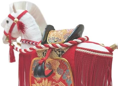 楽天市場】6号 奉書馬 赤房 飾り馬馬飾り 五月人形お道具 五月人形