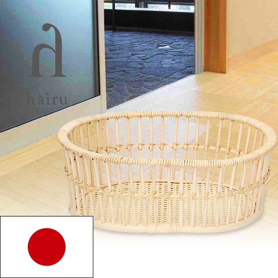 楽天市場】国産籐かご ハイルシリーズ 脱衣かご（だ円）Oval-180 籐