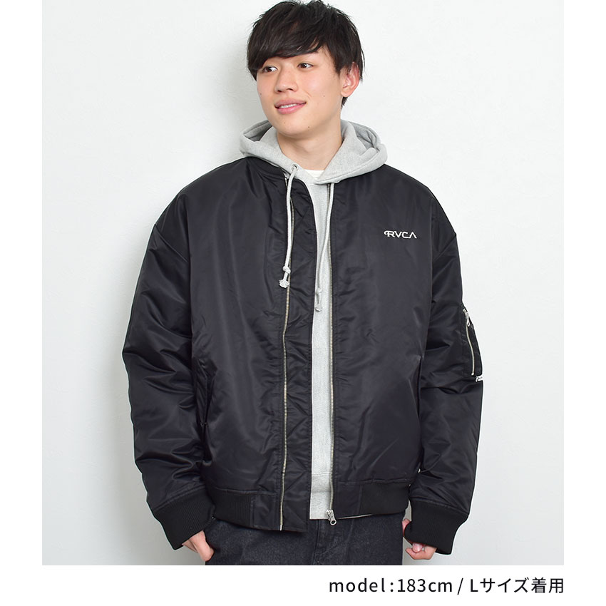 楽天市場】ルーカ MA-1 ジャケット メンズ RVCA ミスターカートゥーン