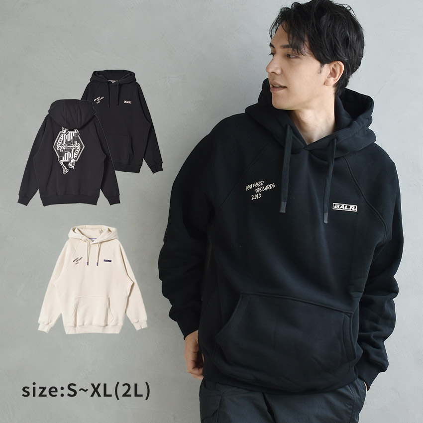 楽天市場】ボーラー パーカー BALR. THE CLUB BOX FIT HOODIE メンズ