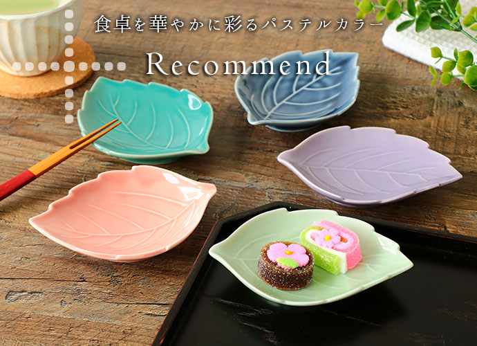 楽天市場】美濃焼 木の葉 小皿 5色セット | 12×9cm 日本製 陶磁器 食器