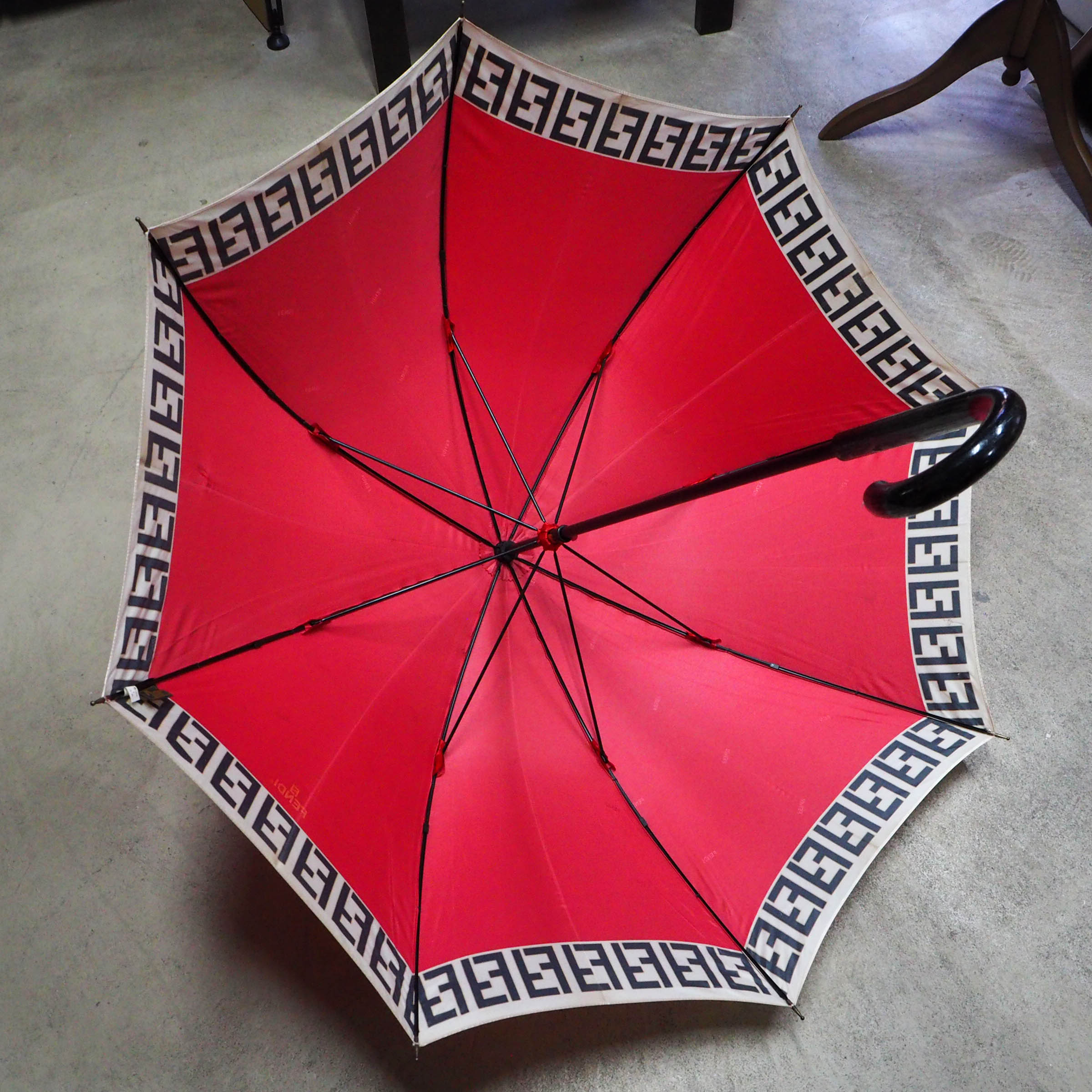 楽天市場】【中古】【良い】 FENDI フェンディ ズッカ 雨傘 長傘