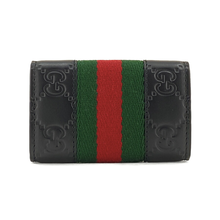 楽天市場】グッチ GUCCI キーケース 6連 ウェビングライン NEW WEB
