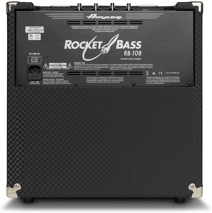 楽天市場】【AMPEG(アンペグ)】ベースアンプコンボ 30W RB-108 : 楽器