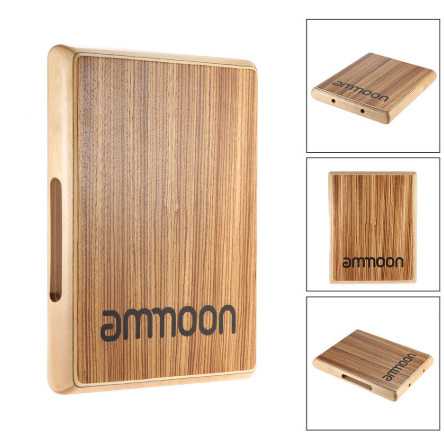 楽天市場】ammoon トラベルカホン 31.5 * 24.5 * 4.5cm ゼブラ木