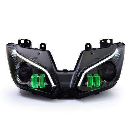 楽天市場】2236 KT LED ヘッドライトカワサキニンジャ ZX6R ZX-6R 2013