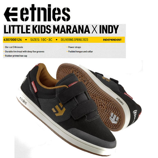 楽天市場】【etnies】エトニーズ 2023春夏 MARANA X INDY LITTLE KIDS