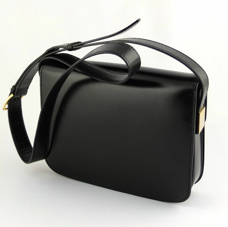 楽天市場】セリーヌ CELINE サークルロゴ ショルダーバッグ ブラック