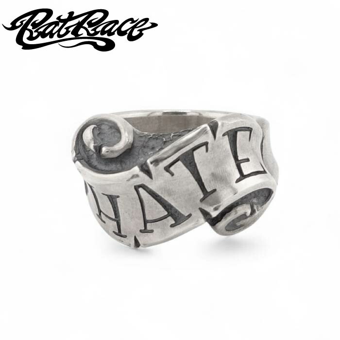 楽天市場】【Rat Race ラットレース】Message on Ribbon Ring HATE