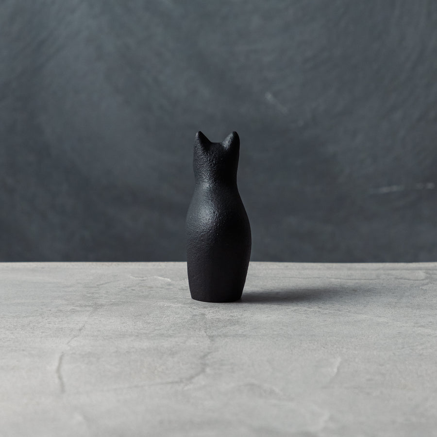 ガラス専門店｜南部鉄器｜岩鋳｜ペーパーウェイト すましネコ – TSUCHI