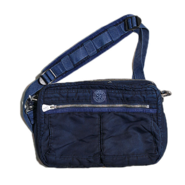 Porter Classic SUPER NYLON SHOULDER BAG (M) BLUE Porter Classic