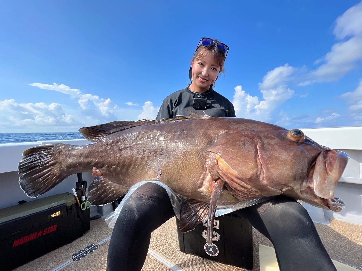憧れの船サンライズで巨大クエHIT！男女群島で初の5魚種をキャッチ