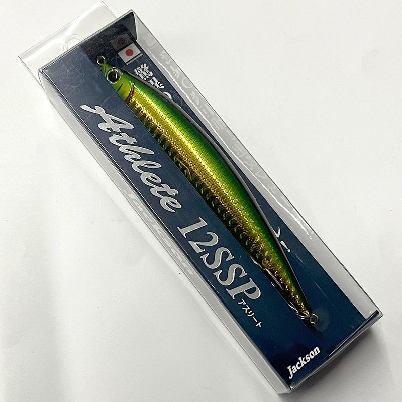 ジャクソン アスリート12SSP 釣人オリジナルカラー グリーンゴールド