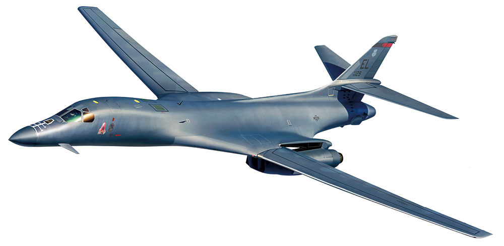 herpaロックウェル社アメリカ空軍B-1B爆撃機ランサー1⁄200 Herpa 完成
