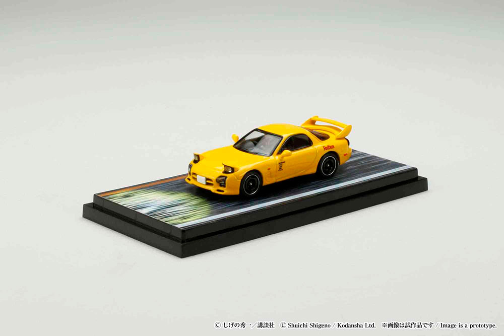 1/64 MAZDA RX-7（FD3S）RED SUNS / 頭文字D with 藤原 拓海 高橋 啓介