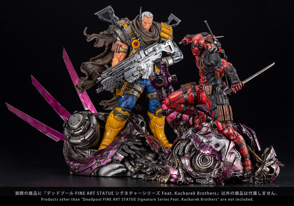 デッドプール FINE ART STATUE シグネチャーシリーズ Feat. Kucharek