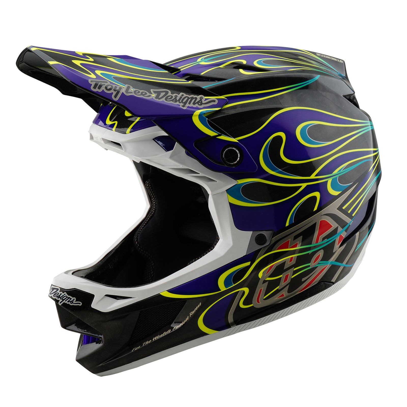D4 Carbon Helmet Torched Black / Purple – Troy Lee Designs