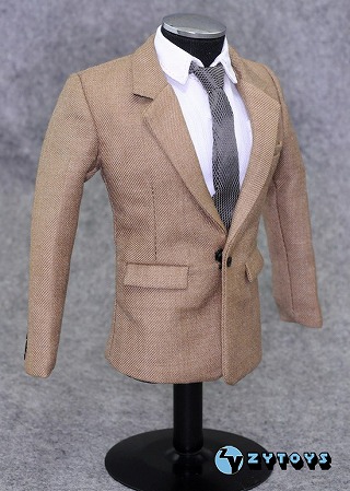 1/6 メンズ スーツセット（カーキ） *お取り寄せ - 1/6フィギュア通販