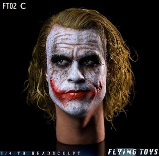 FLYING TOYS 1/4 FT02 ジョーカー ヘッド 植毛タイプ Joker 3種