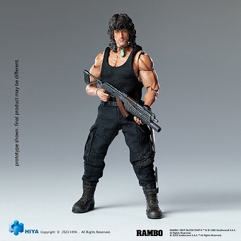 HIYA 1/12 ランボー3 怒りのアフガン ジョン・ランボー 可動フィギュア