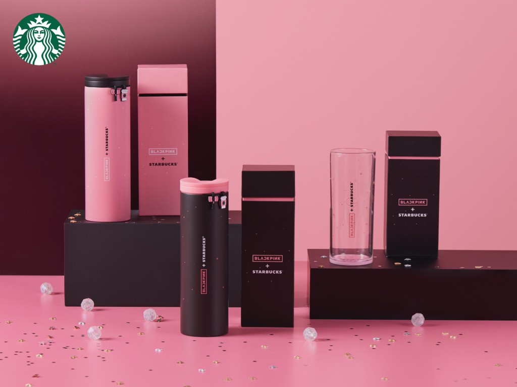 日本未発売 ブラックピンク スターバックス ボトル 日本未発売