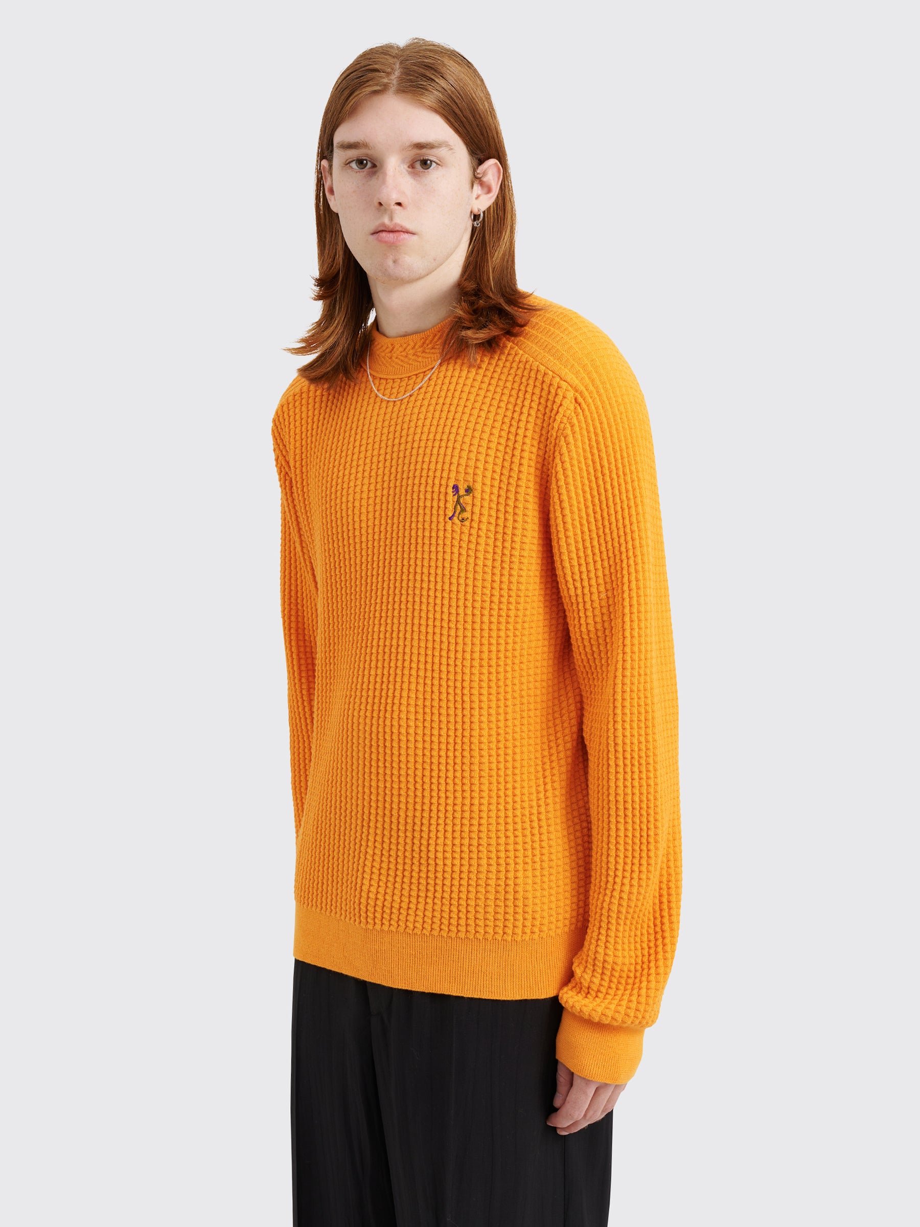 Kiko Kostadinov Sorelle Jumper Virgin Wool Pumpkin – Très Bien