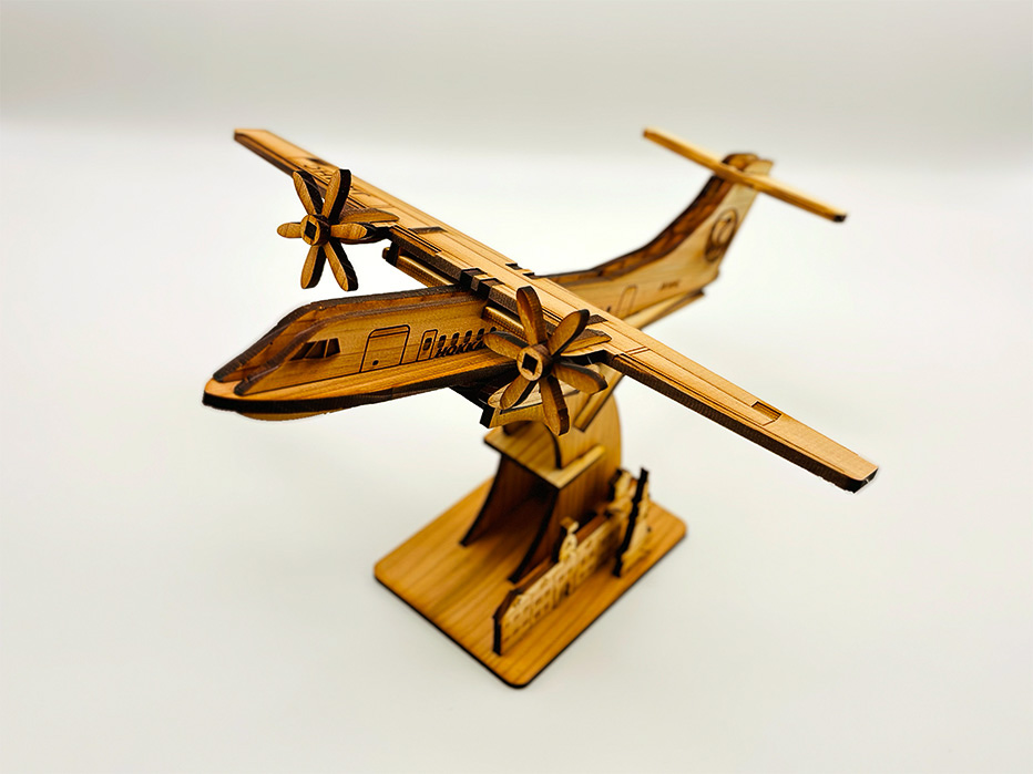 ATR社公式】ATR42-600 モデルプレーン 北海道エアシステム、ATR42-600